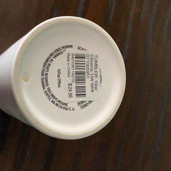 Teavana ceramic tumbler 10oz - Picture 4 of 4